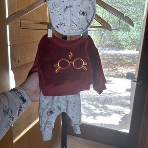 Harry Potter Baby 3-Piece Outfit Set Size Newborn